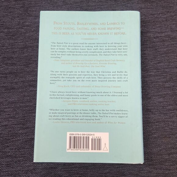 Naked Pint : An Unadulterated Guide to Craft Beer by Christina Perozzi  HC - Picture 2 of 3